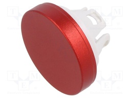 Actuator lens; 22mm; 84; Colour: red,golden; Mat: aluminium