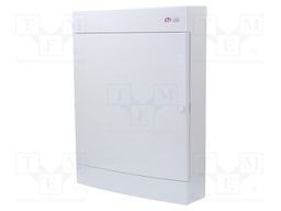 Enclosure: for modular components; IP40; white; No.of mod: 54