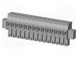 Connector: pluggable terminal block; plug; female; angled 90°