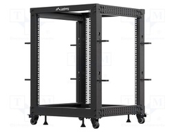 15U; Enclosure: rack cabinet; Standard: 19"; Colour: black; Y: 844mm