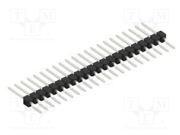 Connector: pin strips; pin header; male; PIN: 22; 2.54mm; SMT; 1x22