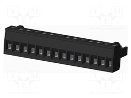 Connector: pluggable terminal block; plug; female; straight; 5mm