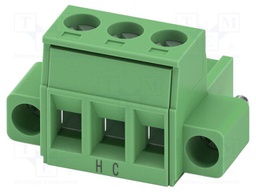 PCB connector, nominal cross section: 2.5 mm?, color: green,