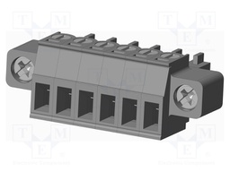 Connector: pluggable terminal block; plug; female; straight; grey