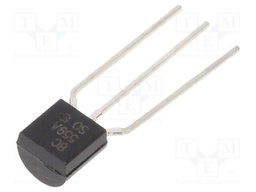 Transistor: PNP; bipolar; 30V; 0.1A; 500mW; TO92