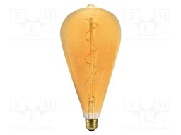 LED lamp; white warm; E27; 220÷240VAC; 250lm; 4W; 300°; 2700K; IP20