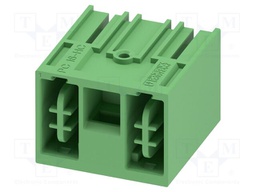 PCB headers, nominal cross section: 16 mm?, color: green, no