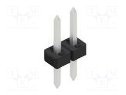 Connector: pin strips; pin header; male; PIN: 2; 2mm; THT; 1x2; 100V