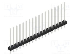 Connector: pin strips; pin header; male; PIN: 18; 2.54mm; THT; 1x18