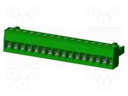 Connector: pluggable terminal block; plug; female; straight; 12A