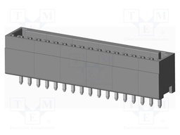 Connector: pluggable terminal block; socket; male; on PCBs