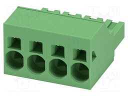 PCB connector, nominal cross section: 16 mm?, color: green,