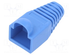 RJ45 plug boot; blue