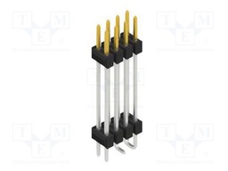 Connector: pin strips; pin header; male; PIN: 8; 2.54mm; SMT; 2x4
