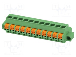 PCB connector, nominal cross section: 2.5 mm2, color: green,
