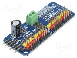 Servo controller; PCA9685; PWM,analog; 5V; Channels: 16