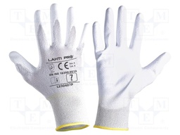 Protective gloves; Size: 11; white; ESD; tag