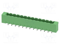 PCB headers, nominal cross section: 2.5 mm2, color: green, n