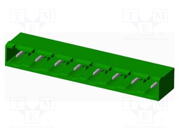 Connector: pluggable terminal block; socket; male; angled 90°