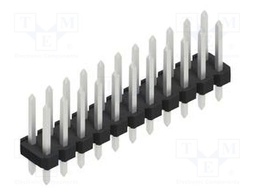 Connector: pin strips; pin header; male; PIN: 22; 2.54mm; THT; 2x11