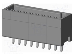 Connector: pluggable terminal block; socket; male; on PCBs