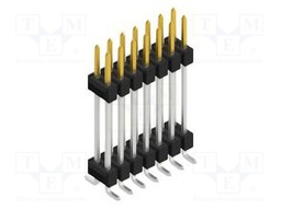 Connector: pin strips; pin header; male; PIN: 14; 2.54mm; SMT; 2x7
