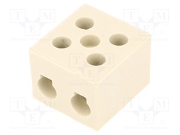 Terminal block; screw terminal; ways: 2; 16mm2; terminals: 4; 450V
