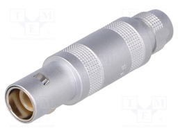 Connector: coaxial; Series: 0S; plug; male; soldering; for cable