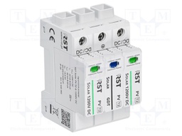 Surge arrester; Type 2; 40kA; for DIN rail mounting; -40÷70°C
