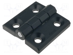 Hinge; Width: 60mm; technopolymer (PA); black; H: 60mm