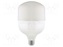 LED lamp; white cold; E27; 220÷240VAC; 4320lm; 40W; 160°; 6500K