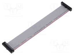 Ribbon cable with IDC connectors; Tape ph: 0.64mm; 120.65mm