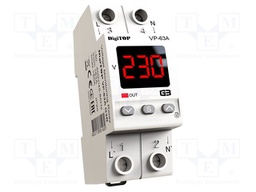 Voltage monitoring relay; undervoltage,overvoltage; 230VAC