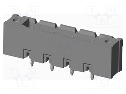 Connector: pluggable terminal block; socket; male; on PCBs