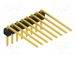 Connector: pin strips; pin header; male; PIN: 8; 2.54mm; THT; 1x8