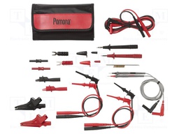 Test acces: kit; black,red