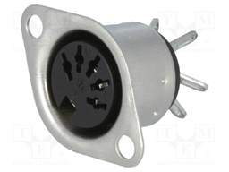 Socket; DIN; female; PIN: 5; Layout: 180°; soldering
