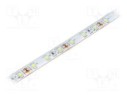 LED tape; white cold; LED/m: 60; SMD; 3528; 12V; W: 12mm; 120°; D: 4mm