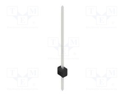 Connector: pin strips; pin header; male; PIN: 1; 2.54mm; THT; 1x1