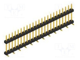 Connector: pin strips; pin header; male; PIN: 23; 2mm; SMT; 1x23