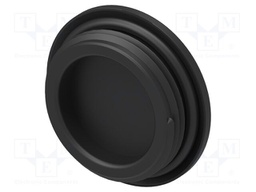 Stopper; polyamide; black; IP68; Entrelec; Gland: M25; 6mm