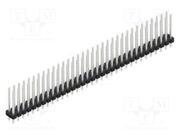 Connector: pin strips; pin header; male; PIN: 66; 2.54mm; THT; 2x33
