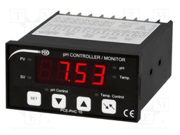 Meter: pH; LED; 0÷14pH; 0÷65°C; Accur: ±0.8°C; Len: 5m; Temp: max.50°C