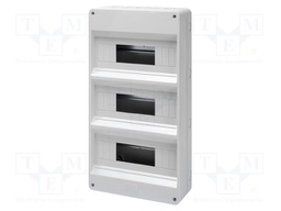Enclosure: for modular components; IP40; wall mount; white; 40 CD