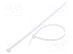 Cable tie; L: 215mm; W: 4.8mm; polyamide; 222N; natural; Ømax: 58mm