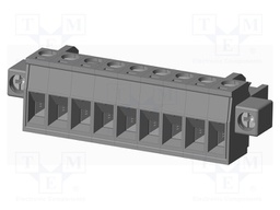 Connector: pluggable terminal block; plug; female; straight; grey