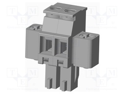 Connector: pluggable terminal block; plug; female; angled 90°