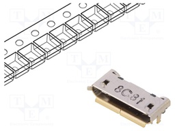 Connector: wire-board; GX; socket; male; angled 90°; PIN: 18