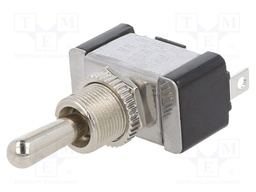 Switch: toggle; Pos: 3; SPDT; (ON)-OFF-(ON); 21A/14VDC; 0÷65°C; 50mΩ