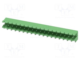 PCB headers, nominal cross section: 2.5 mm?, color: green, n